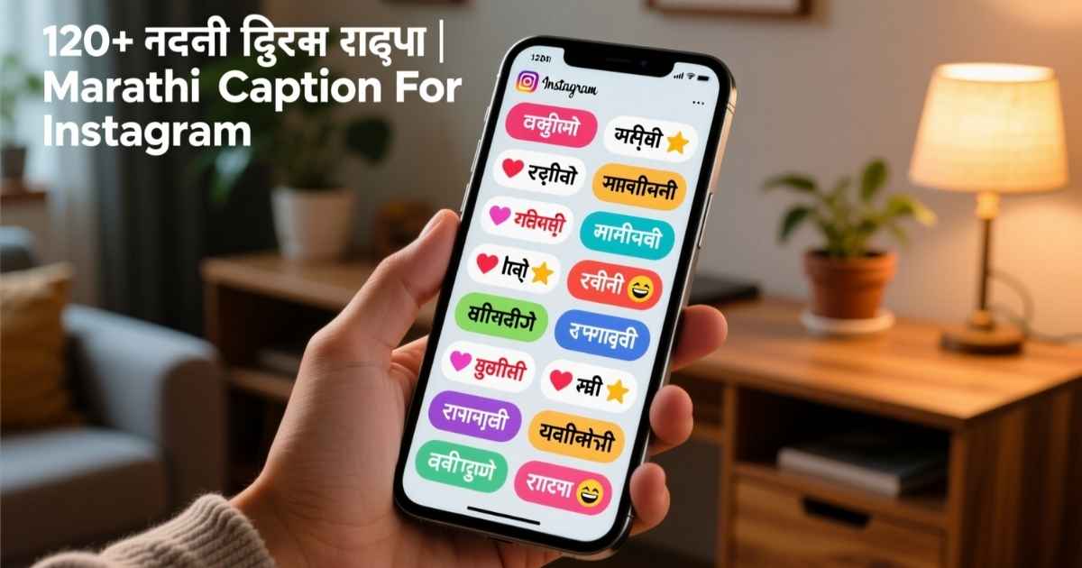 "120+ Marathi Instagram Captions – Best मराठी इंस्टाग्राम कॅप्शन for Photos and Reels"