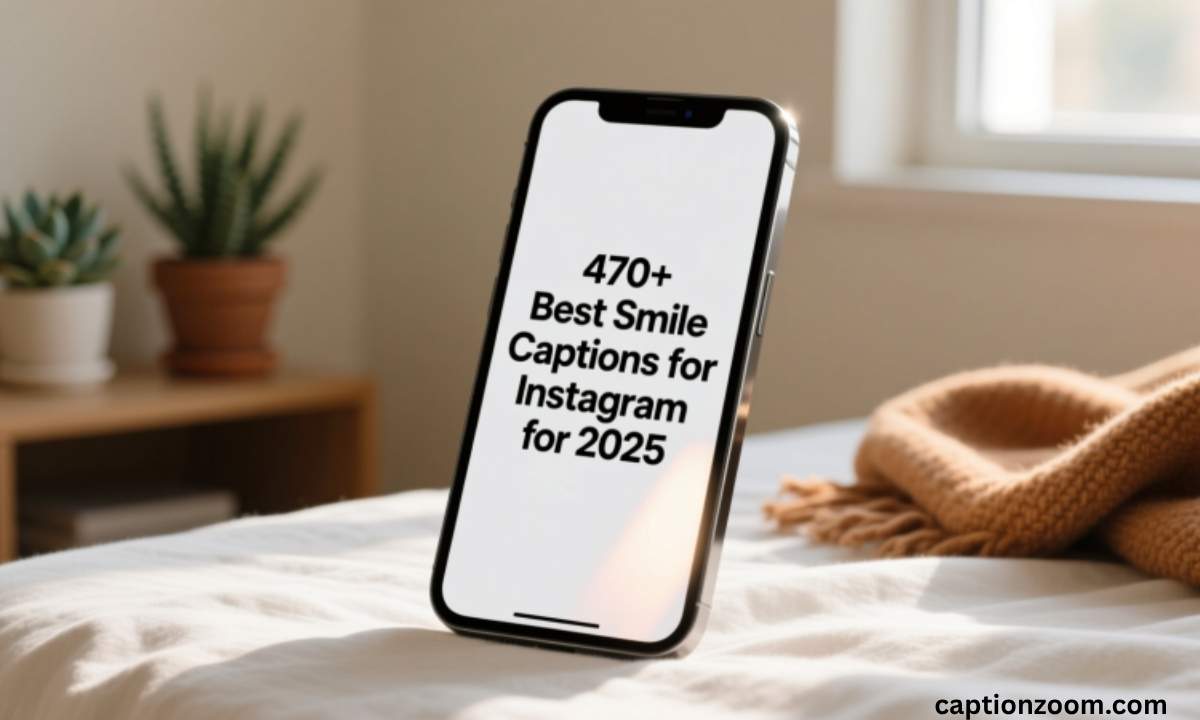 "470+ best smile captions for Instagram 2025"