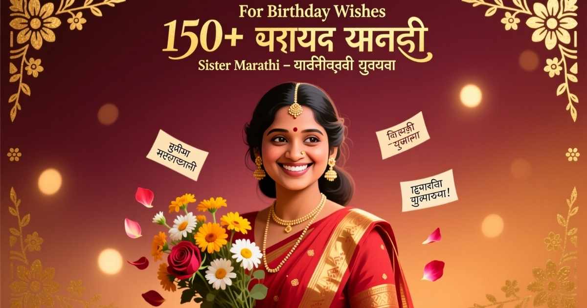 "Marathi birthday wishes for sister – बहिणीसाठी वाढदिवसाच्या शुभेच्छा collection"